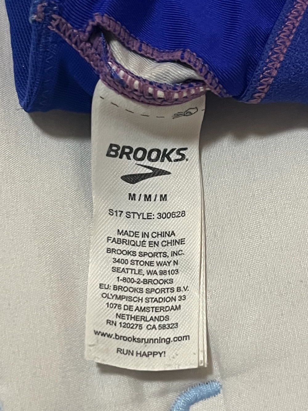 Brooks Rebound Racer Sports Bra - Picture 3 of 3